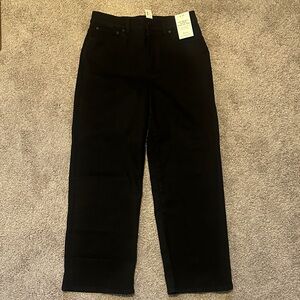 Madewell Black Vintage Wide-Leg Jeans